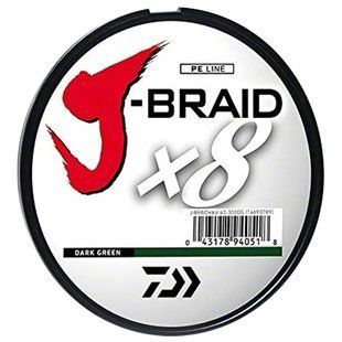 Шнур Daiwa J-Braid 8X 150м/4.0кг/0.06мм/#0.6 (12751-006)