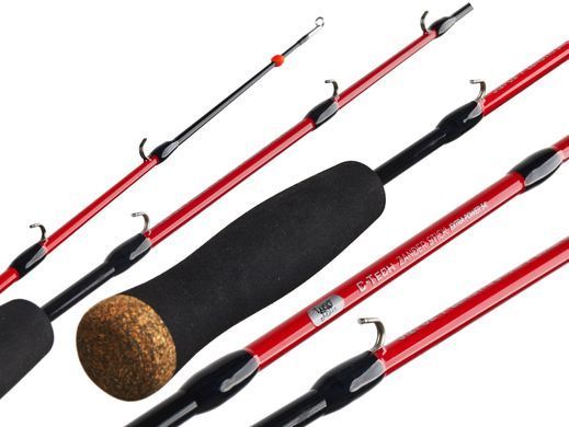 LJ121-02 Вудка зимова цілісна Lucky John C-TECH ZANDER STICK EXTRA POWER (графіт,мотовило,до 70г) 54
