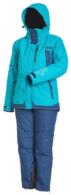 Костюм жіночий зимовий мембранний Norfin Snowflake 2 (блакитний) розмір S