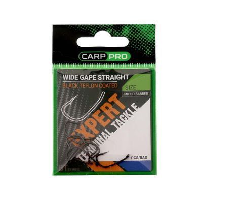 Крючки Carp Pro Wide Gape Straight BT №6 (CPWGST6)