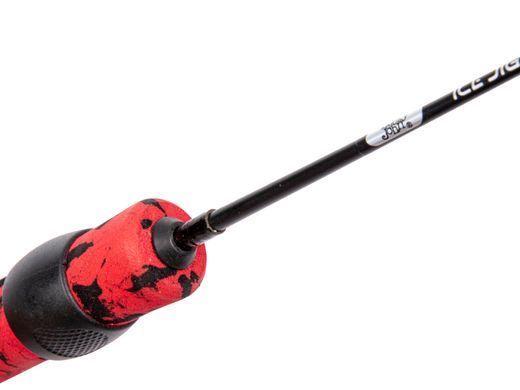 LJ102-10 Вудка зимова телескоп Lucky John ICE JIG Medium (стекл.) 50см