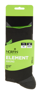 Носки Norfin T1M ELEMENT HIKING COOLMAX CREW р.M (39-41)